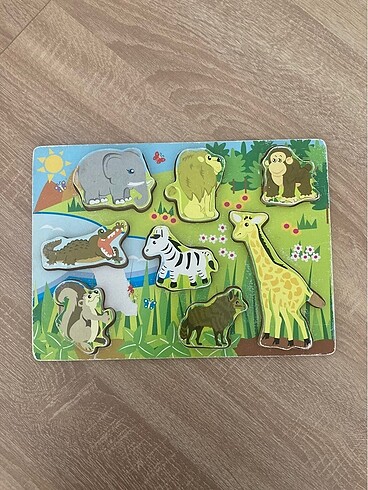 Ahşap puzzle