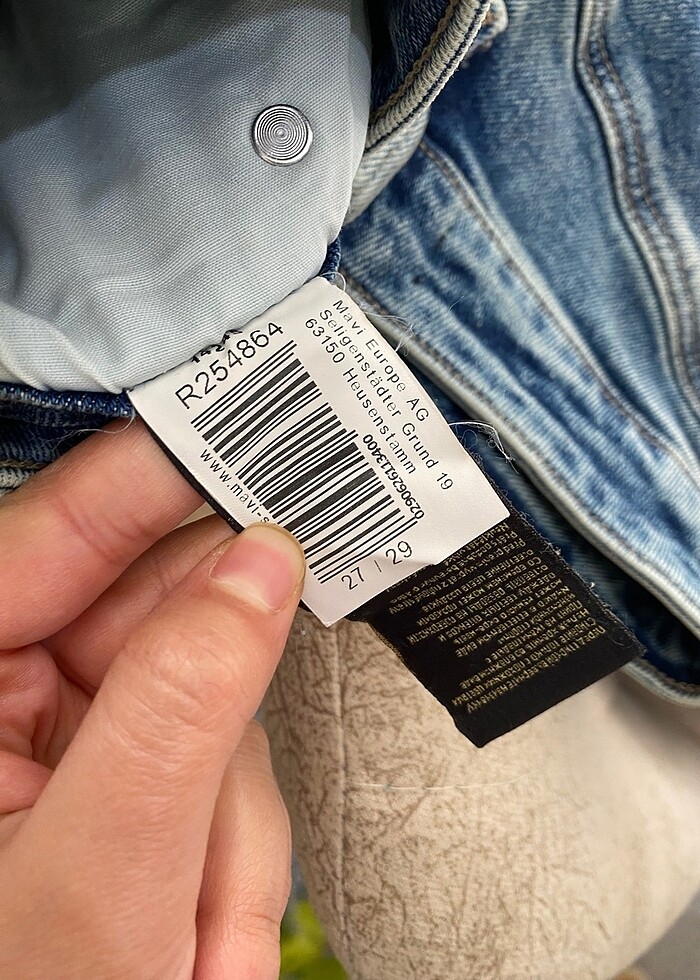 Bayan mavi kot - Görsel 2