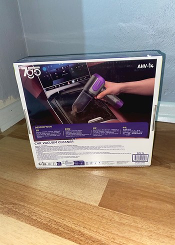 Mor Araç İçi Süpürge - Görsel 2