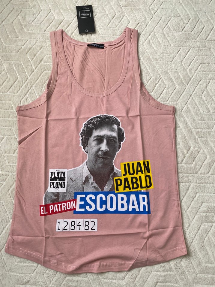 Pembe Baskılı Pamuklu Atlet - Görsel 2