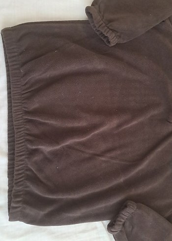 xl Beden Erkek Kahverengi Fermuarlı Yumuşak Polar