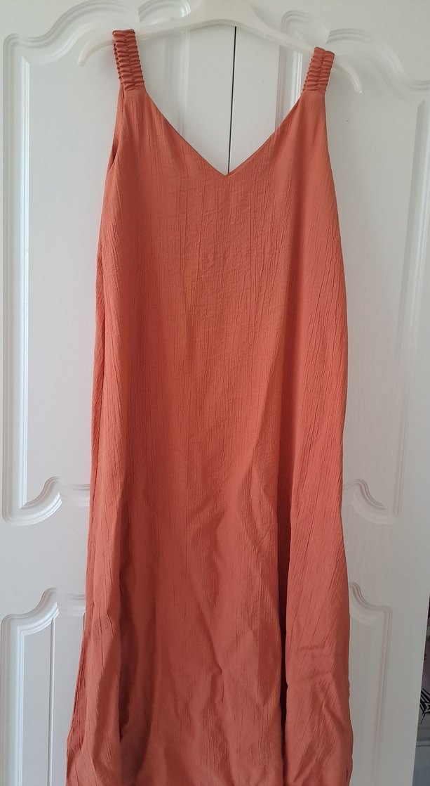 Kolsuz, Askılı, Salaş Elbise - Görsel 2