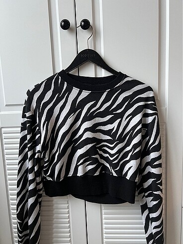 Zebra desen kazak
