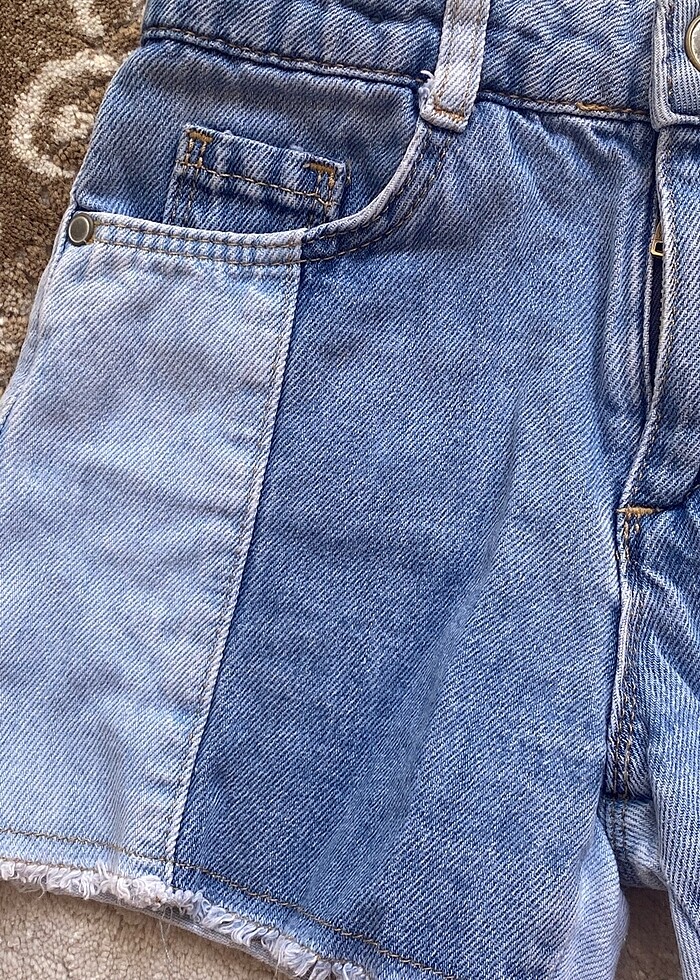 2 adet kot şort - Görsel 3