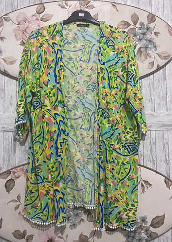 Leopar Desenli Uzun Bohem Elbise - Görsel 8