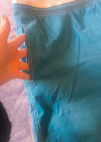 Mavi Erkek Midi Yüzme Şortu - Görsel 3