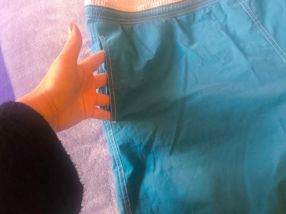 Mavi Erkek Midi Yüzme Şortu - Görsel 3