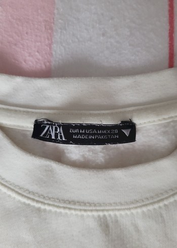 Zara Beyaz Sweatshirt - Görsel 2