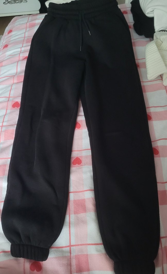 Kadın Siyah Rahat Kesim Eşofman Takımı - Görsel 3