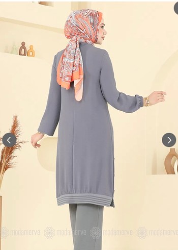 Ayrobin kumaş takım tunik - Görsel 4