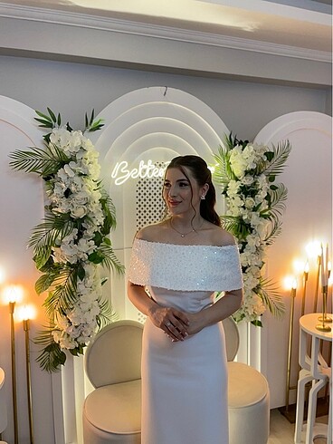 Yeşil Bursa Söz nişan elbisesi
