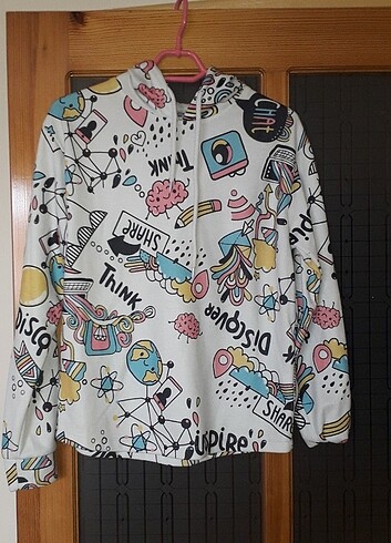 Desenli sweatshirt