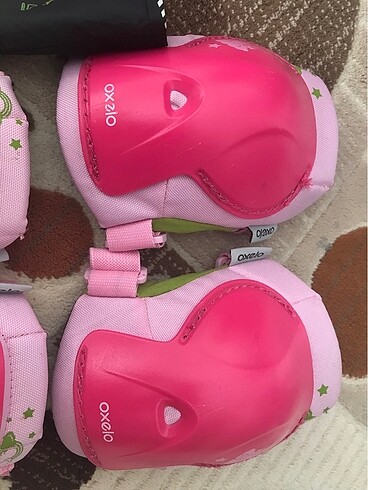 Beden pembe Renk Decathlon oxelo paten koruma seti
