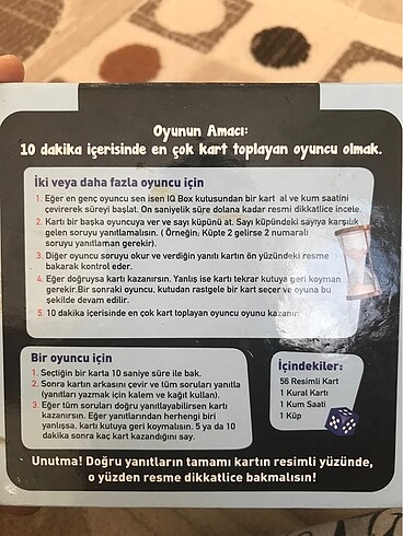 IQ Box ilk resimlerim kutu oyunu - Görsel 4