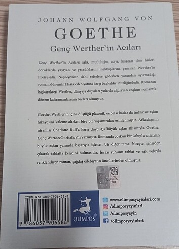  Genç werther'in acıları roman