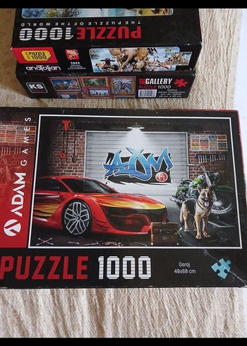 Beden 1000 Parça Çok Renkli Puzzle Seti 1 ADET