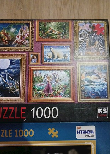 Çok Renkli 1000 Parça Puzzle Seti - Görsel 3