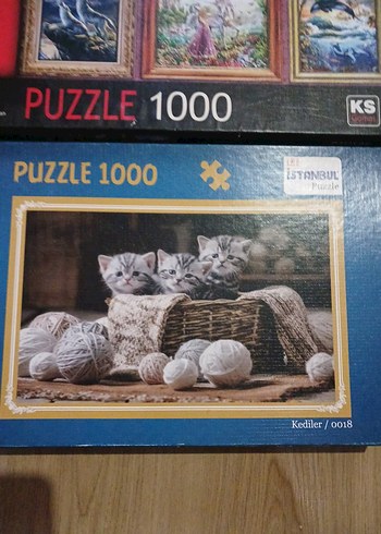 Çok Renkli 1000 Parça Puzzle Seti - Görsel 5