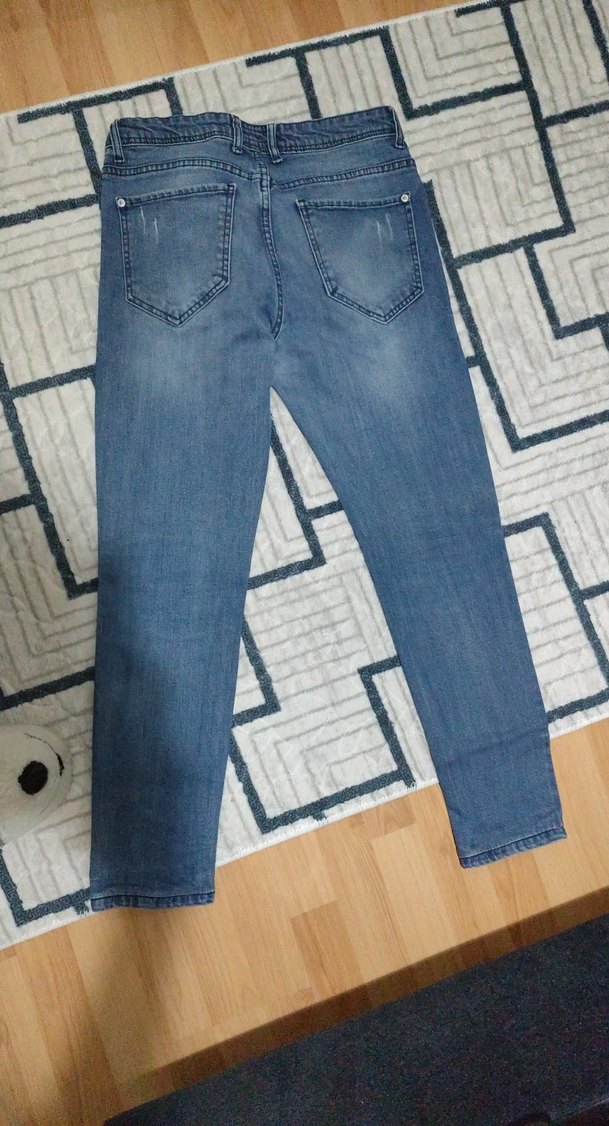 Erkek mavi Denim Regular Fit Kot Pantolon - Görsel 4