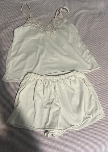 Beyaz Bohem Uzun Kollu Kadın Sabahlık - Görsel 6