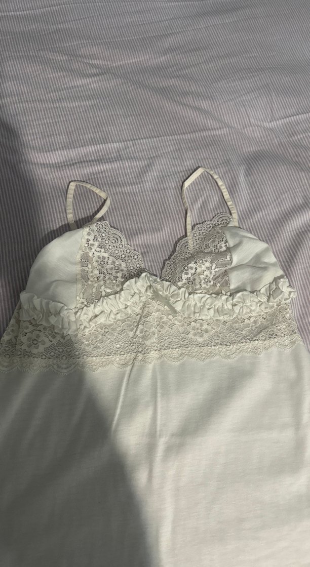 Beyaz Bohem Uzun Kollu Kadın Sabahlık - Görsel 4