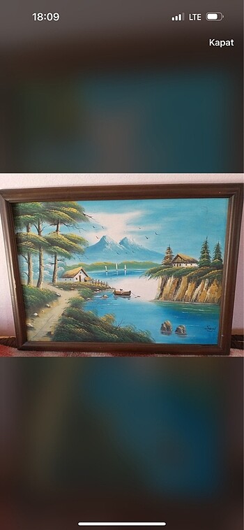 Yağlı boya tablo