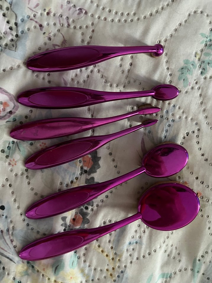 Mor Makyaj Fırçası Seti - Görsel 2