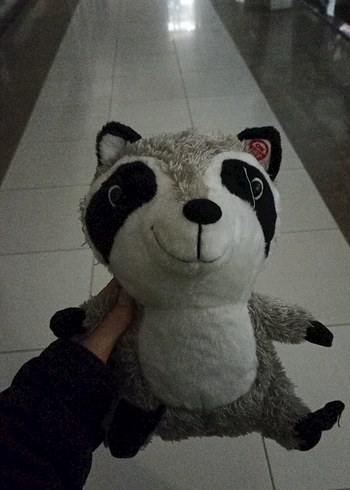 Gri Rakun Peluş Oyuncak