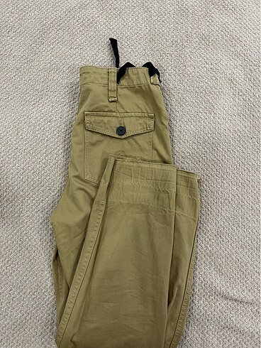 xs Beden camel Renk Bershka kargo pantolon