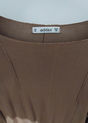 Addax Addax uzun kollu yırtmaçlı elbise