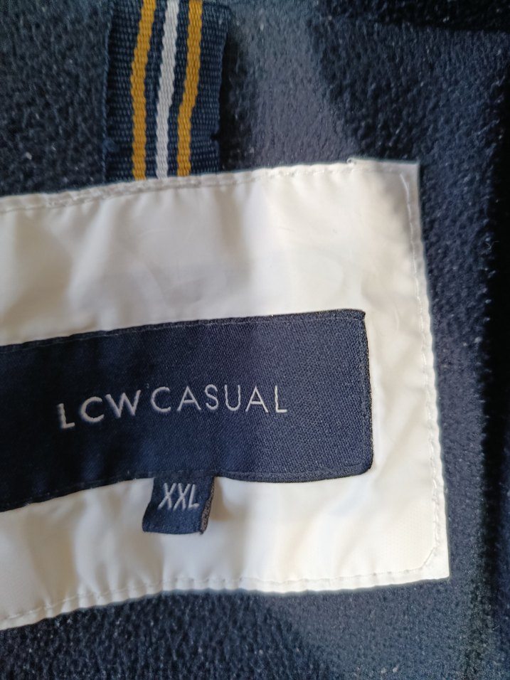 Beyaz Kapüşonlu Erkek Polarlii XXL beden Mont - Görsel 5