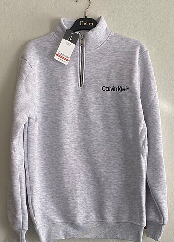 Unisex Yarım Fermuarlı Sweat 