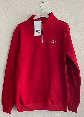 Unisex Yarım Fermuarlı Sweat 