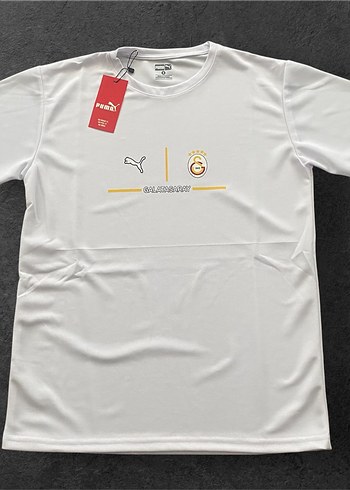 Unisex Galatasaray Beyaz Kısa Kollu Tişört - Görsel 2