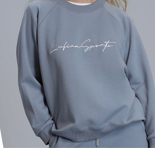 Lufian etiketli sweatshirt