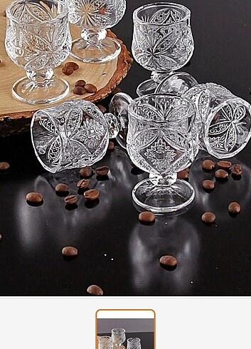 Ayaklı kahve Yanı bardağı 