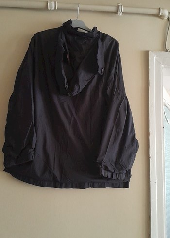 Erkek Siyah Rahat Kesim Yağmurluk - Görsel 4