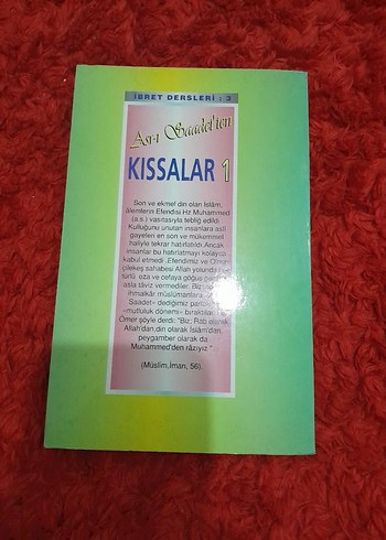 İbret Dersleri 3 - Kıssalar 1 Kitabı - Görsel 2