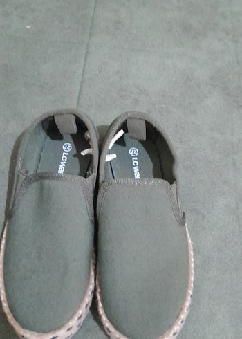 haki Erkek Çocuk Cırt Cırtlı Loafer - Görsel 2