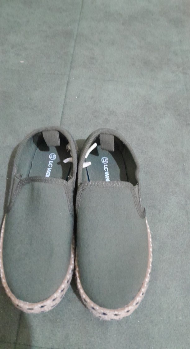 haki Erkek Çocuk Cırt Cırtlı Loafer - Görsel 2