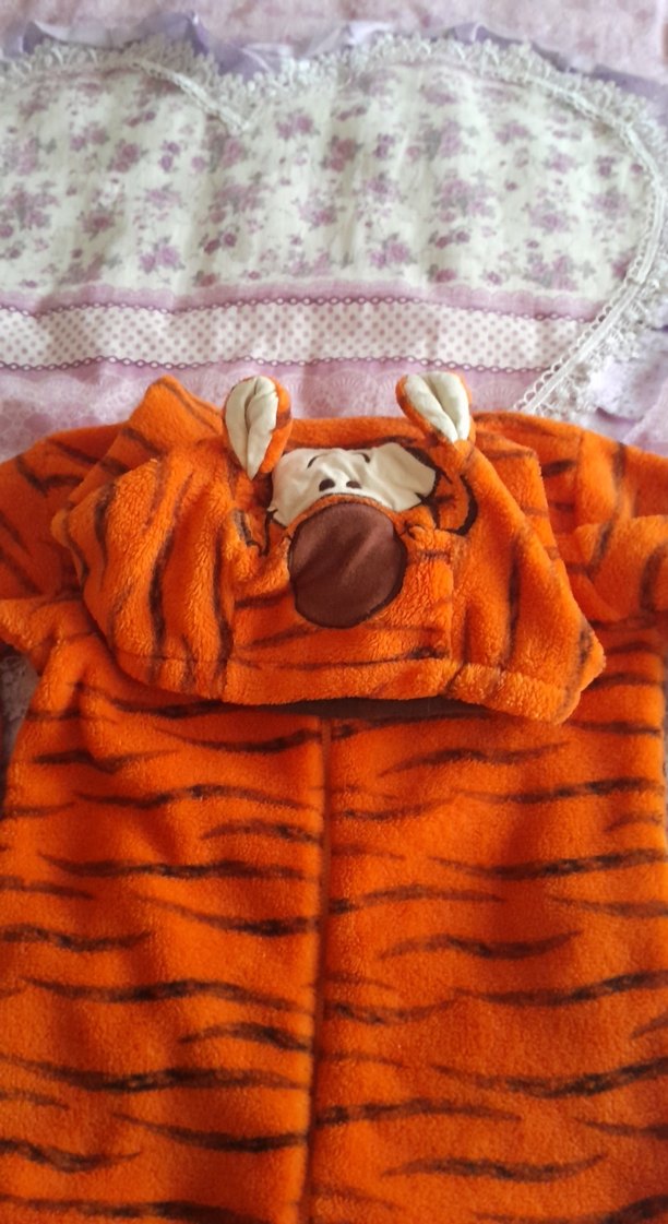 Turuncu kaplan  Desenli çocuk Tulumu - Görsel 4