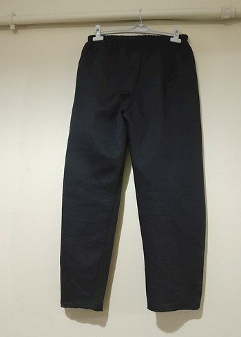 Siyah Rahat Kesim bay bayan giyebilir  eşofman altı - Görsel 2