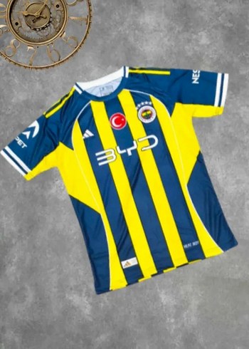 Sarı-Lacivert Erkek Kısa Kollu Spor Forma