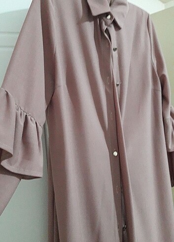 xl Beden pembe Renk Pudra pembesi tunik