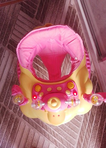 Prego Renkli Pembe Bebek Yürüteci