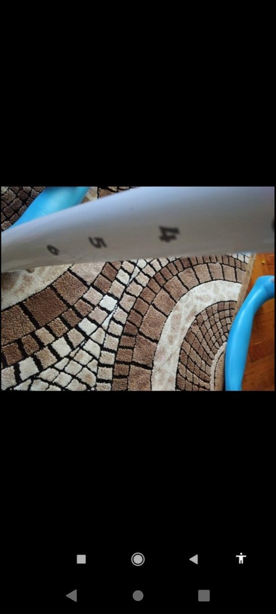 Beyaz ve mavi Bebek Mama Sandalyesi - Görsel 5