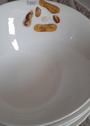 Beyaz Desenli 12 Parça Kase Seti - Görsel 4