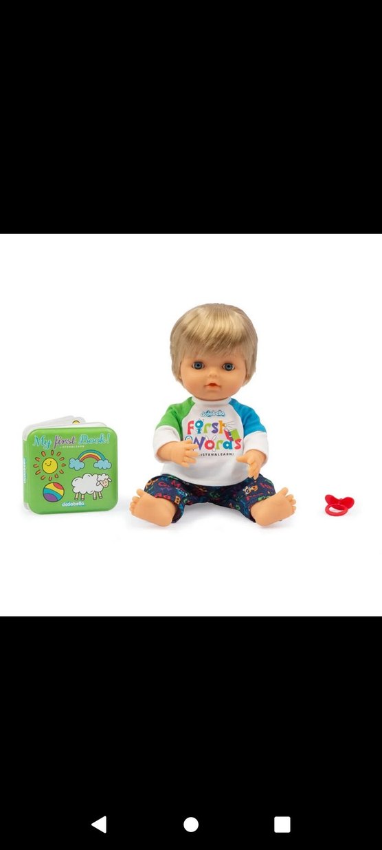 Cicciobello İlk Kelimeler Etkileşimli Bebek - Görsel 4