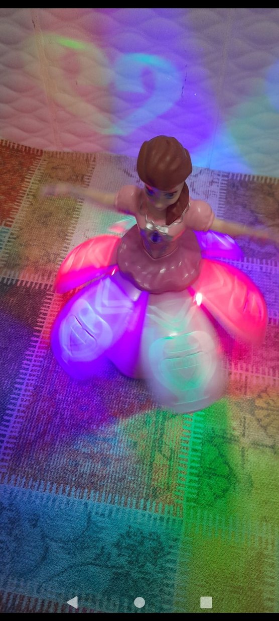 Işıklı Çok Renkli Prenses Bebek - Görsel 5