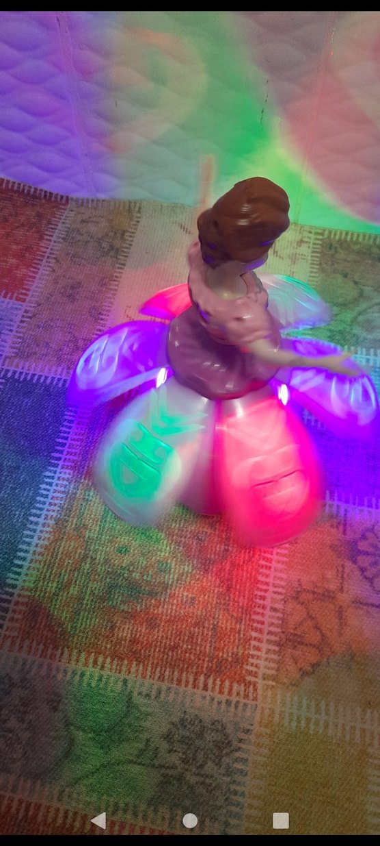 Işıklı Çok Renkli Prenses Bebek - Görsel 4